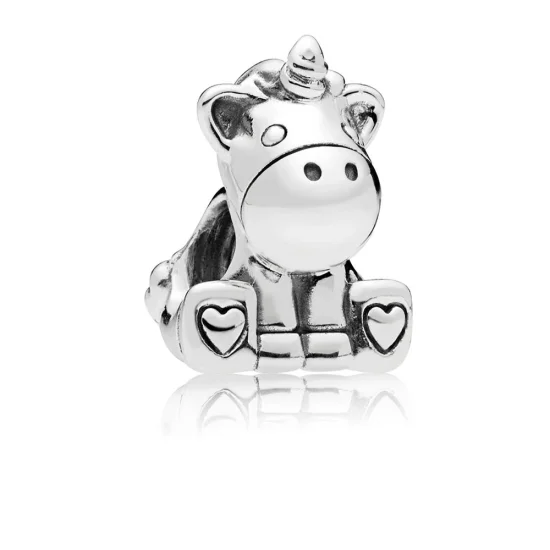 (imagem para) Charm berloques PANDORA Unicórnio Bruno - 797609