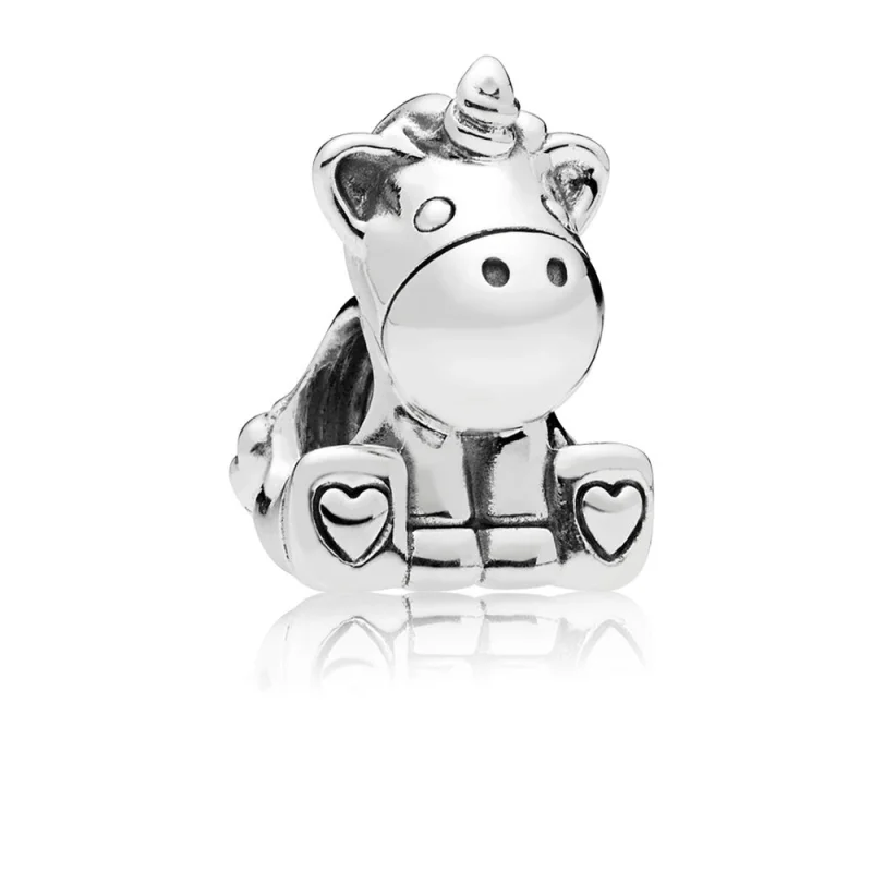 (imagem para) Charm berloques PANDORA Unicórnio Bruno - 797609