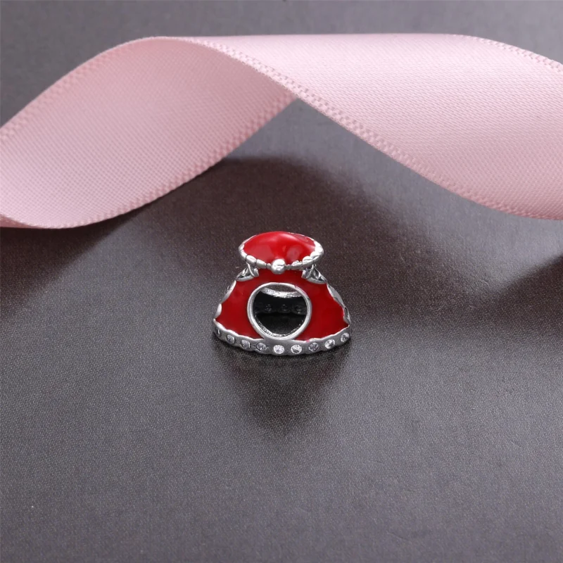 (imagem para) Charm berloques Pandora de prata Vestido de natal - Visualizar 3