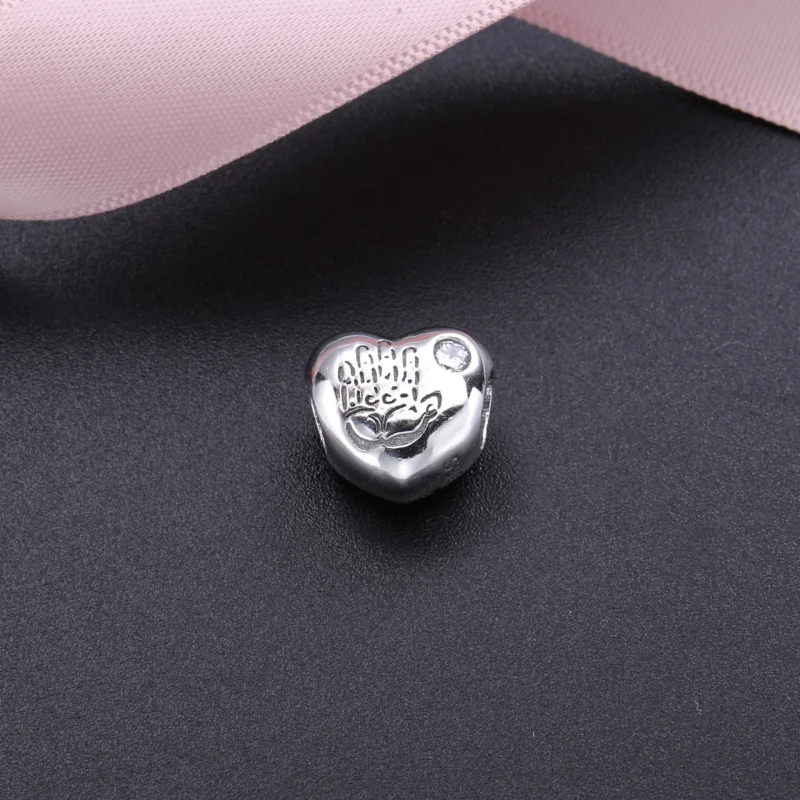 (imagem para) Charm PANDORA de Prata "É uma Menina!" - 791280PCZ - Visualizar 3