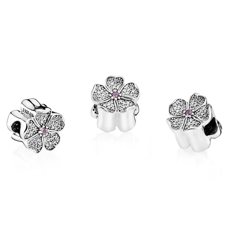 (imagem para) Charm PANDORA Flor de Maçã - Flor da Promessa - 791831NBP - Visualizar 5