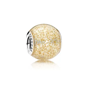 Charm PANDORA Cintilante Dourado - 796327EN146 (imagem para) Charm PANDORA Cintilante Dourado - 796327EN146