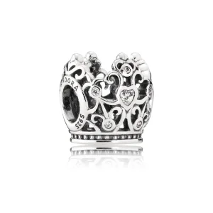 (imagem para) Charm PANDORA Coroa Princesas Disney - 791580CZ
