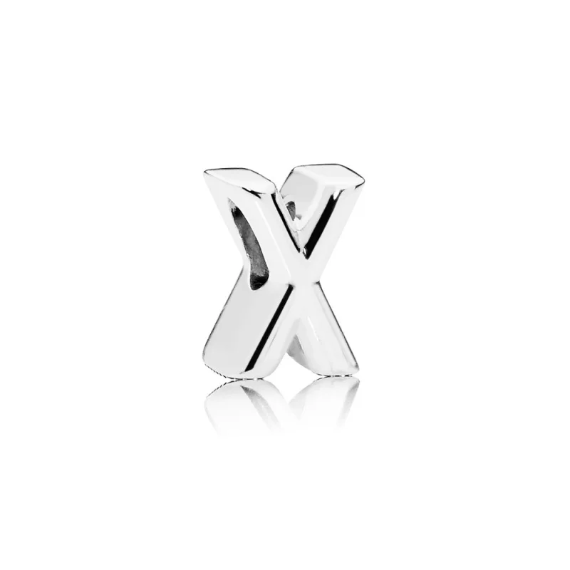 (imagem para) Charm berloques PANDORA Letra X - 797478