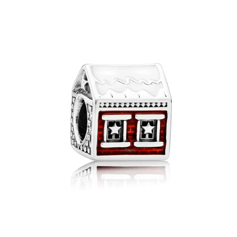 (imagem para) Charm PANDORA Casa do Papai Noel - 792003ENMX - Visualizar 4