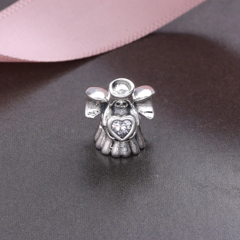 (imagem para) Charm berloques PANDORA Anjo do Amor - 792010CZ - Visualizar 2