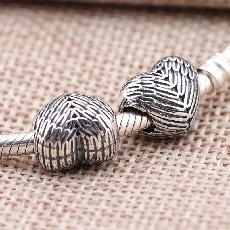 (imagem para) Charm berloques PANDORA Asas do Coração - 791751 - Visualizar 2