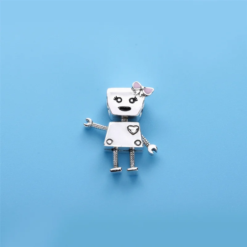 (imagem para) Charm berloques PANDORA Bela Bot - 797141EN160 - Visualizar 2