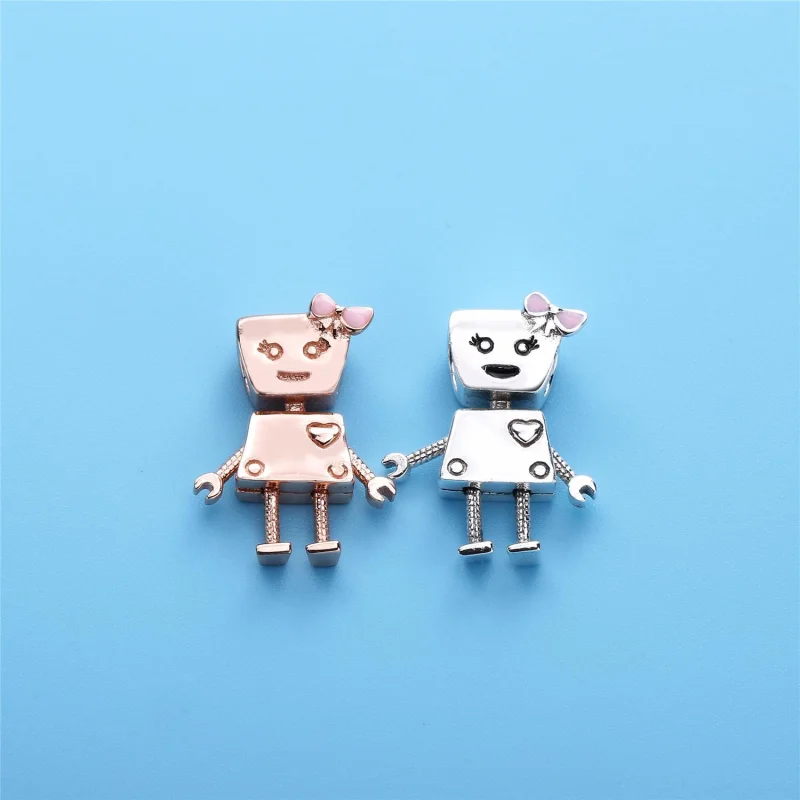 (imagem para) Charm berloques PANDORA Bela Bot - 797141EN160 - Visualizar 3