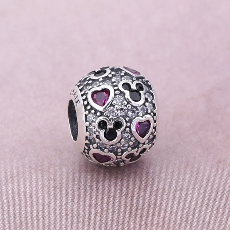 (imagem para) Charm berloques PANDORA Brilhante Mickey - 791457CZ - Visualizar 2