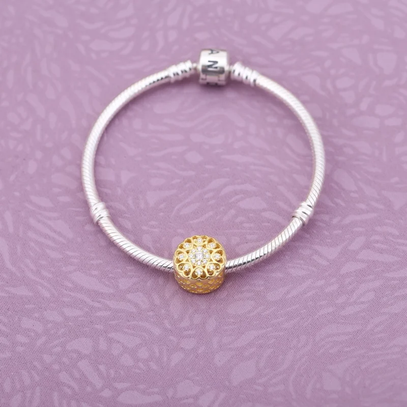 (imagem para) Charm berloques PANDORA Corações de Ouro - Visualizar 2