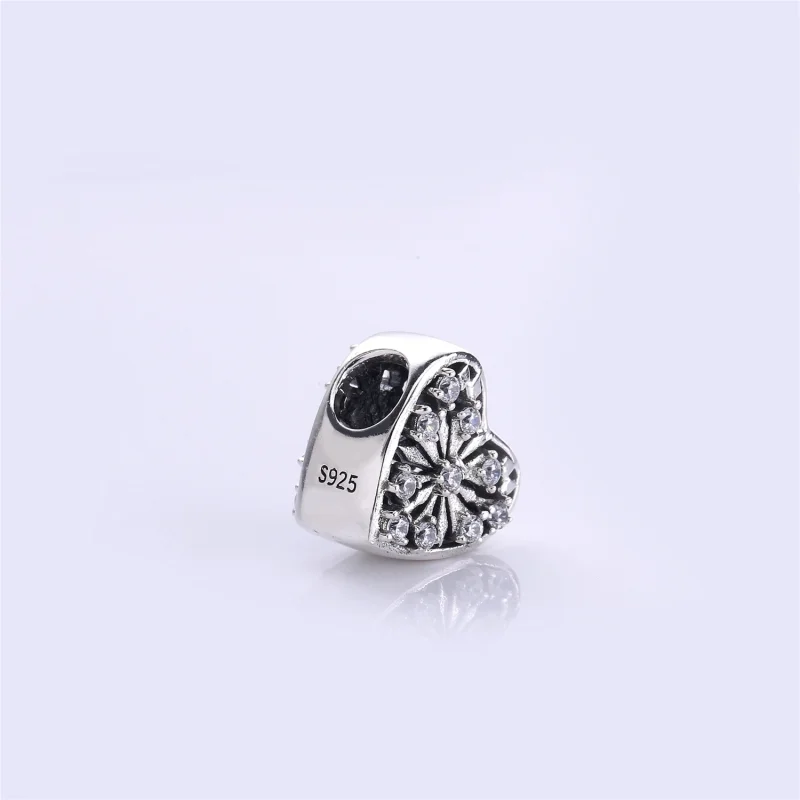 (imagem para) Charm berloques PANDORA Coração de Neve - 791996CZ - Visualizar 3
