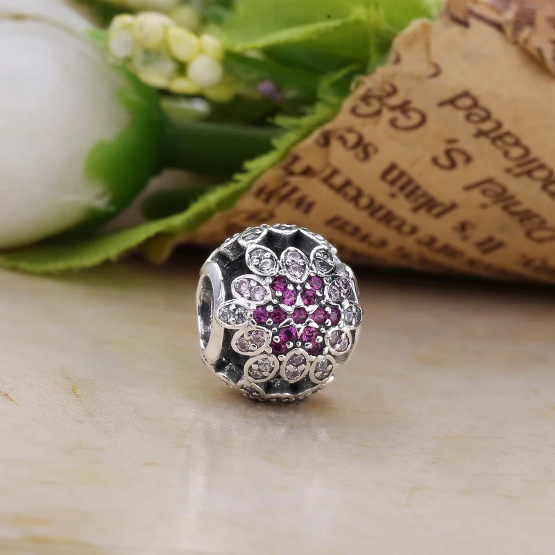 (imagem para) Charm berloques PANDORA Cristal de Neve - 791760NBLMX - Visualizar 5