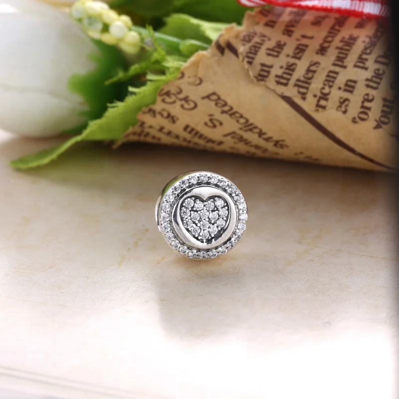 (imagem para) Charm berloques Pandora de prata Coração cintilante PX00242-1B - Visualizar 3
