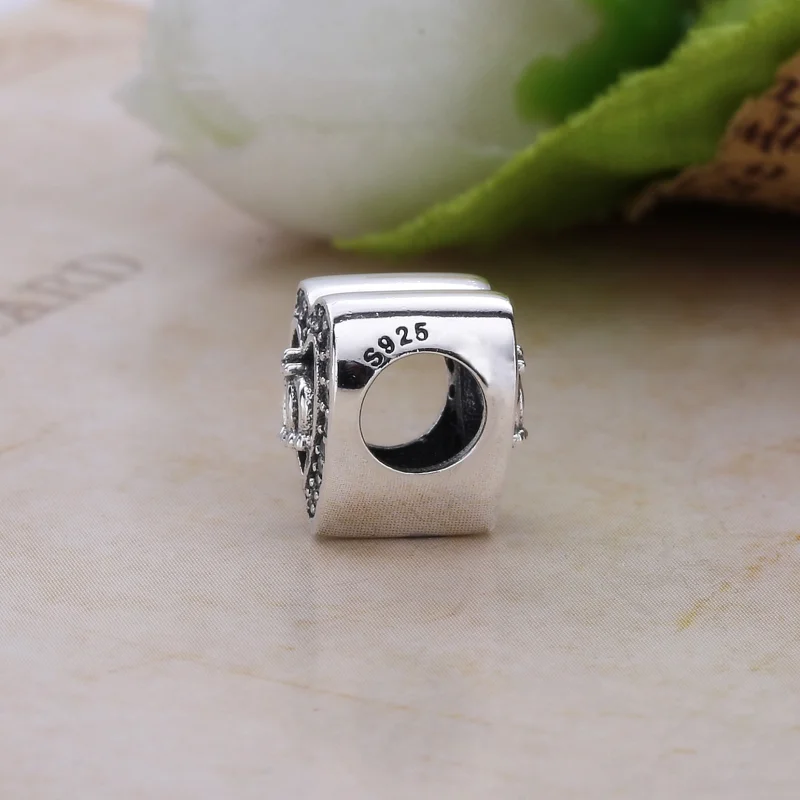 (imagem para) Charm berloques Pandora de prata Coroa no coração - Visualizar 2