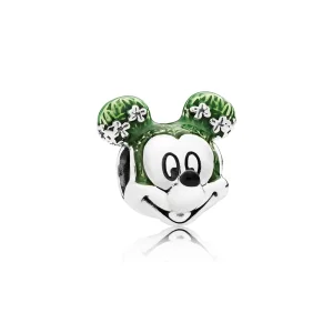 (imagem para) Charm berloques Pandora de prata Disney, Mickey Epcot
