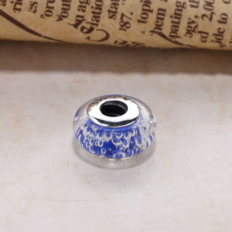 (imagem para) Charm berloques Pandora de prata Efervescência Azul - Visualizar 3