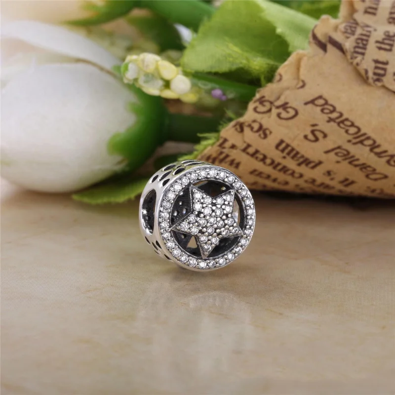 (imagem para) Charm berloques Pandora de prata Estrela PX00306-1 - Visualizar 2