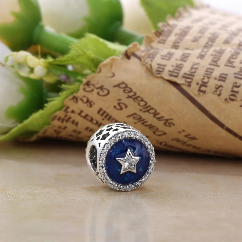 (imagem para) Charm berloques Pandora de prata Estrela radiante - Visualizar 2
