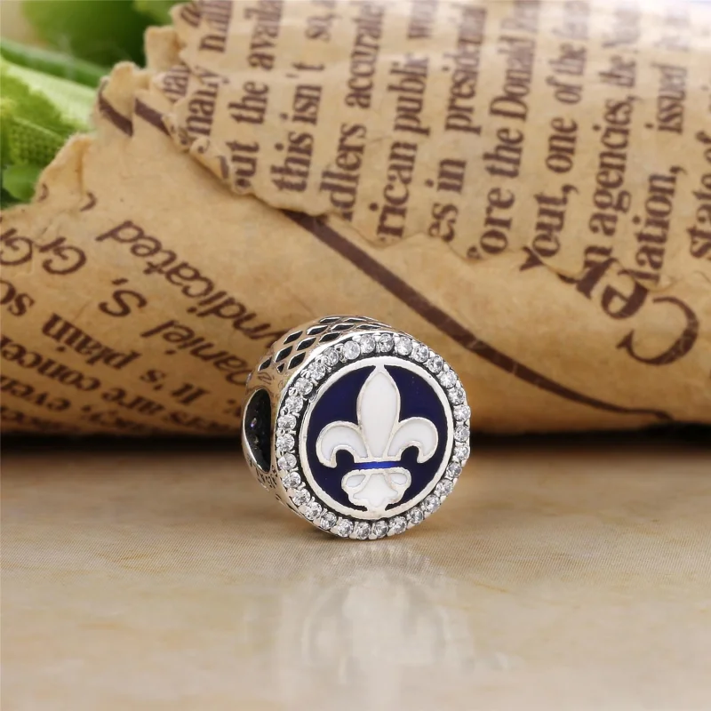 (imagem para) Charm berloques Pandora de prata Flor de lis - Visualizar 2