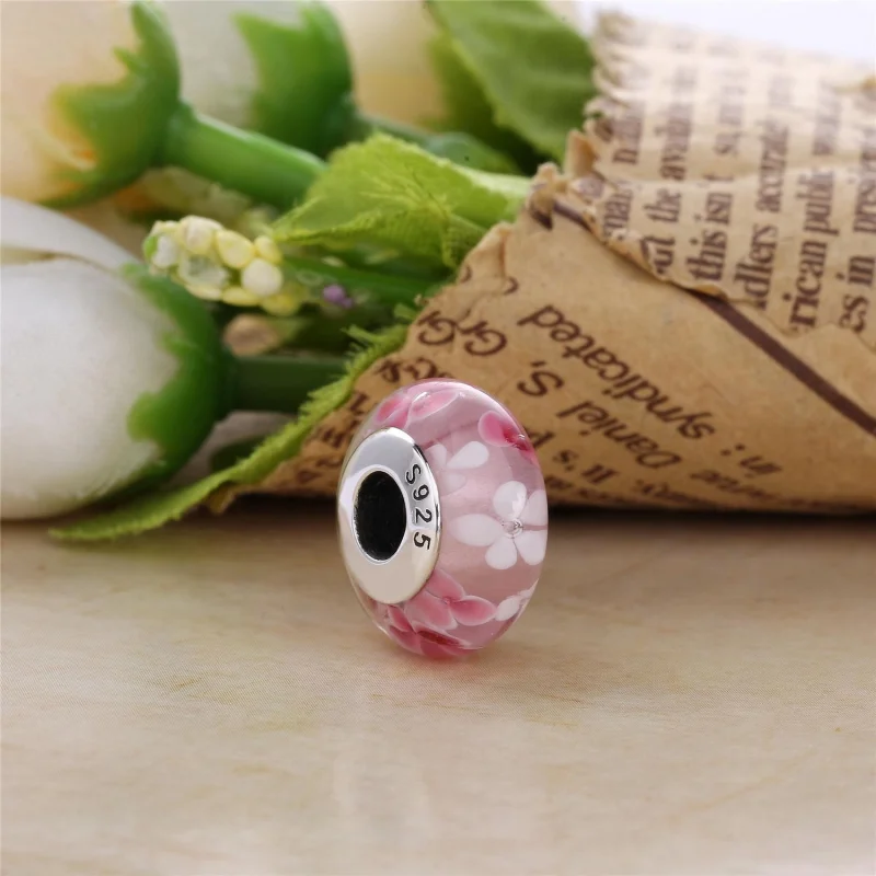 (imagem para) Charm berloques Pandora de prata Flor rosa 791652A - Visualizar 2