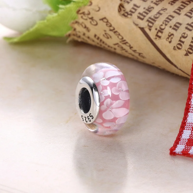 (imagem para) Charm berloques Pandora de prata Flor rosa 791653A - Visualizar 2