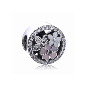 (imagem para) Charm berloques Pandora de prata Flores poéticas
