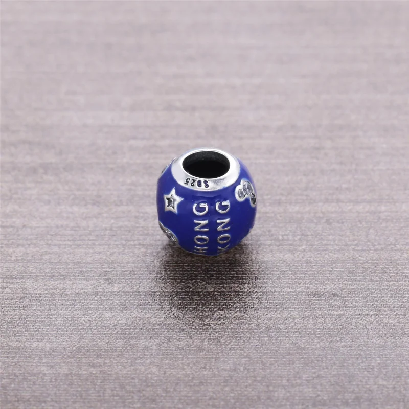 (imagem para) Charm berloques Pandora de prata Hong Kong - Visualizar 3