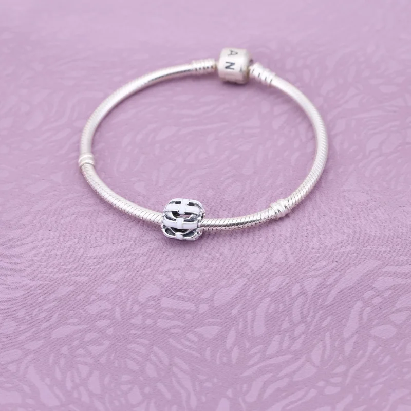 (imagem para) Charm berloques PANDORA Doce Laço Rosa - 791778EN40 - Visualizar 4