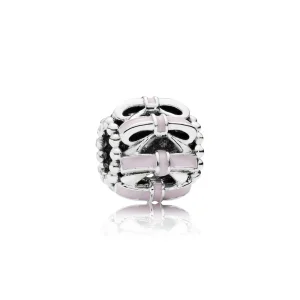 (imagem para) Charm berloques PANDORA Doce Laço Rosa - 791778EN40
