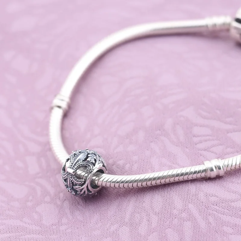 (imagem para) Charm berloques PANDORA Flor de Lis - 791378CZ - Visualizar 2