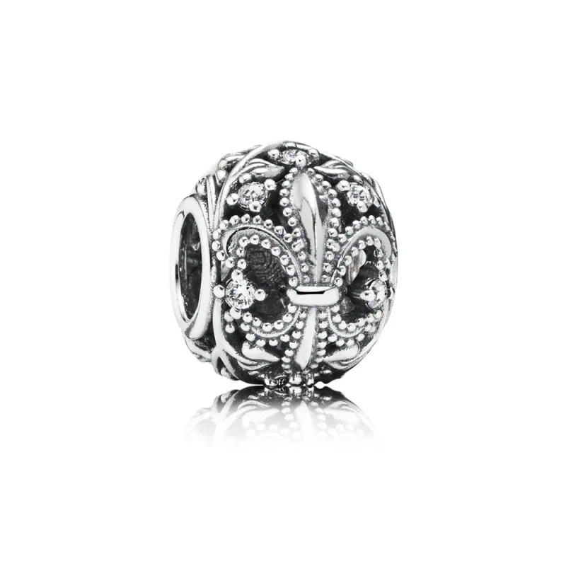 (imagem para) Charm berloques PANDORA Flor de Lis - 791378CZ