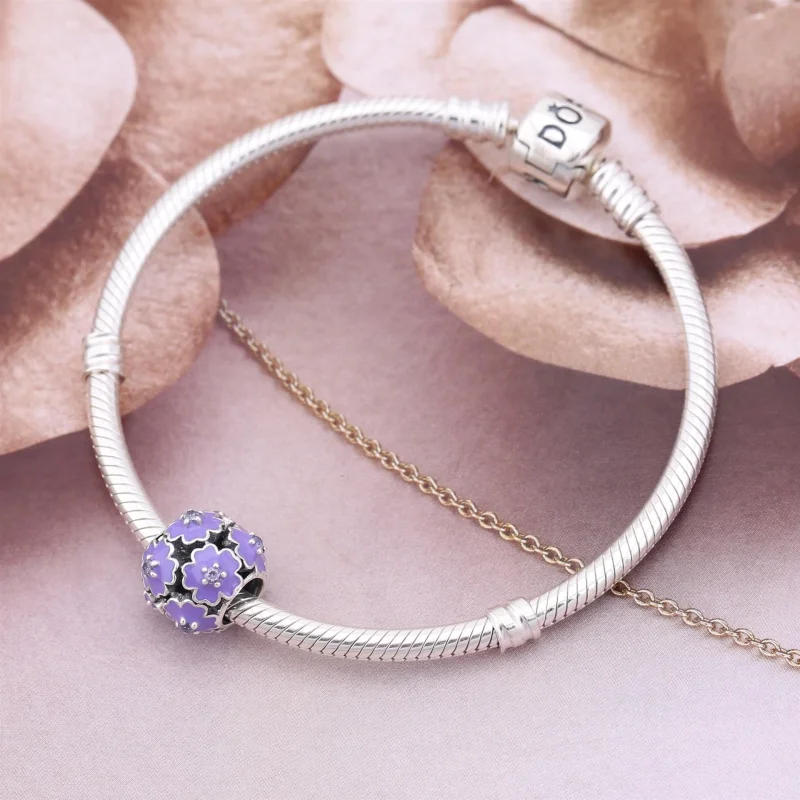 (imagem para) Charm berloques PANDORA Flores Do Campo Branca - Visualizar 3