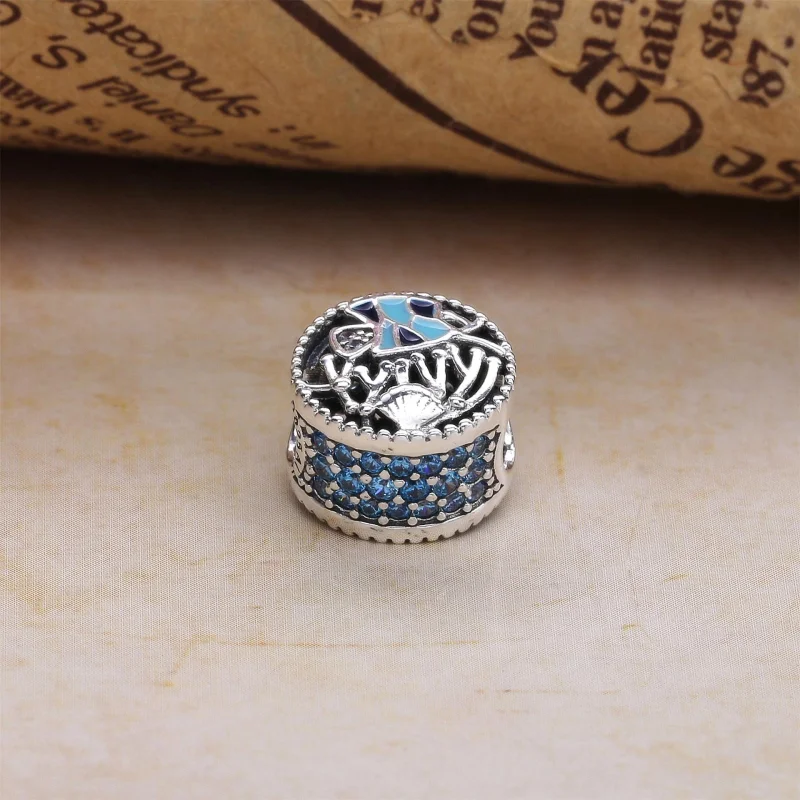 (imagem para) Charm berloques PANDORA Fundo do Mar - 792075ENMX - Visualizar 3