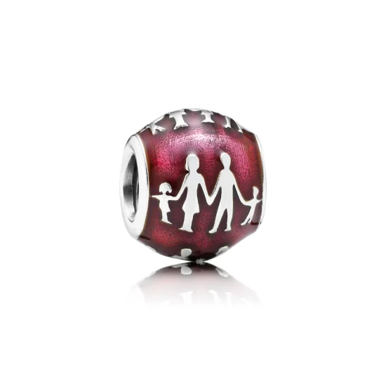 (imagem para) Charm berloques PANDORA Laços de Família - 791399EN62