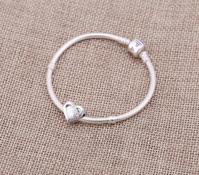 (imagem para) Charm berloques PANDORA Laços do Amor - 791816CZ - Visualizar 2