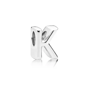 Charm berloques PANDORA Letra K - 797465 (imagem para) Charm berloques PANDORA Letra K - 797465