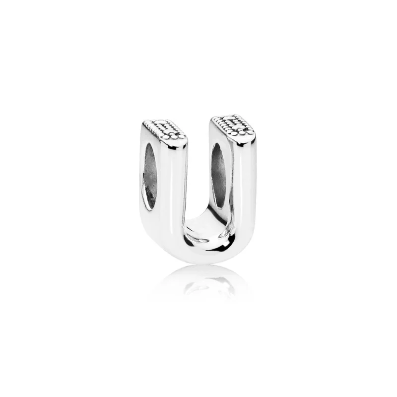 (imagem para) Charm berloques PANDORA Letra U - 797475