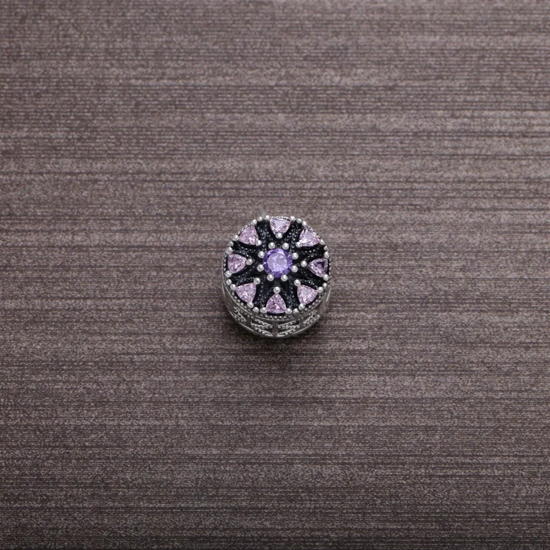 (imagem para) Charm berloques PANDORA Medalhão Brilhante - Visualizar 2