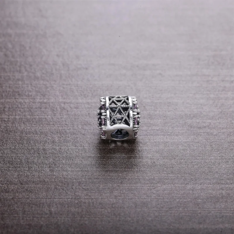 (imagem para) Charm berloques PANDORA Medalhão Brilhante - Visualizar 4