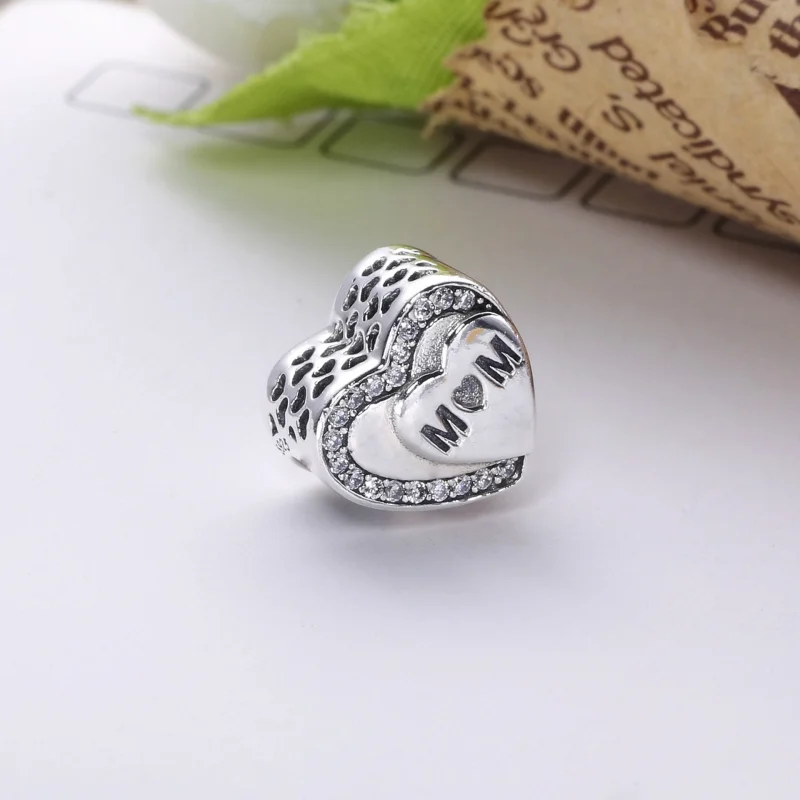 (imagem para) Charm berloques PANDORA Melhor Mãe do Mundo - 792070CZ - Visualizar 2