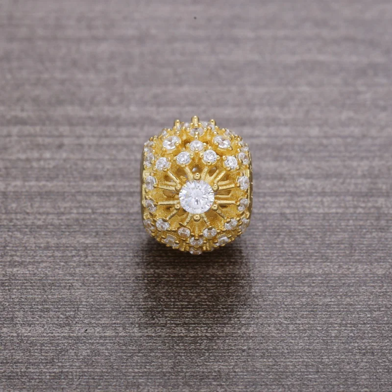 (imagem para) Charm berloques PANDORA Murano Facetado Roxo Gloss - Visualizar 2