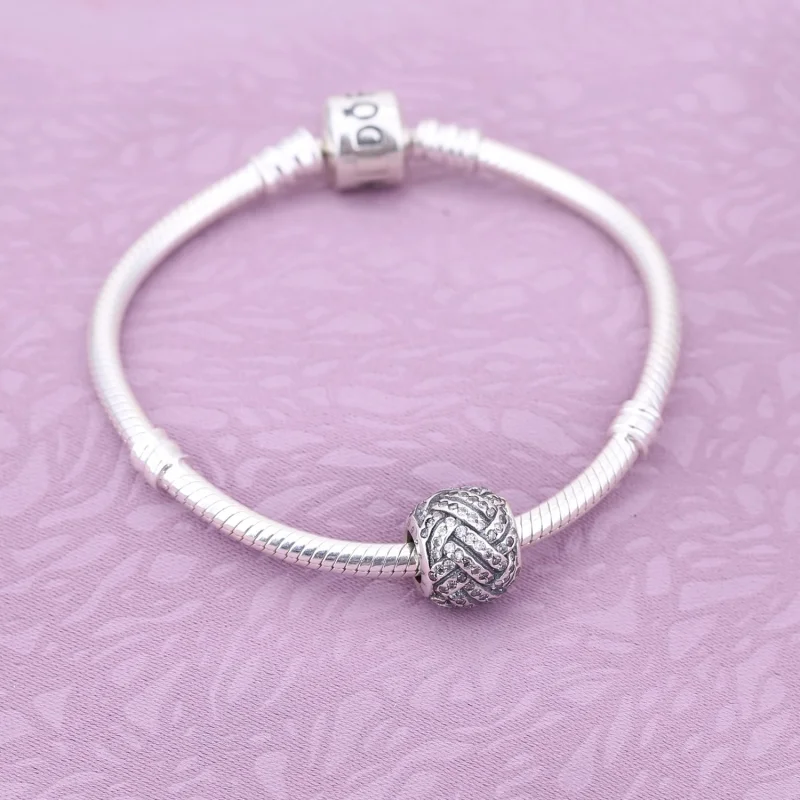 (imagem para) Charm berloques PANDORA Nó do Amor - 791537CZ - Visualizar 2