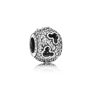 (imagem para) Charm berloques PANDORA Pavê Mickey - 791442CZ