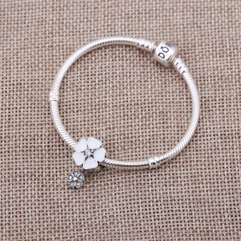 (imagem para) Charm berloques PANDORA Poesia das Flores - 791827EN40 - Visualizar 5