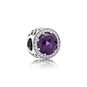 (imagem para) Charm berloques PANDORA Radiante Violeta - 791725NRP
