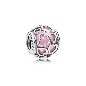 (imagem para) Charm berloques PANDORA Rodeado De Amor Rosa