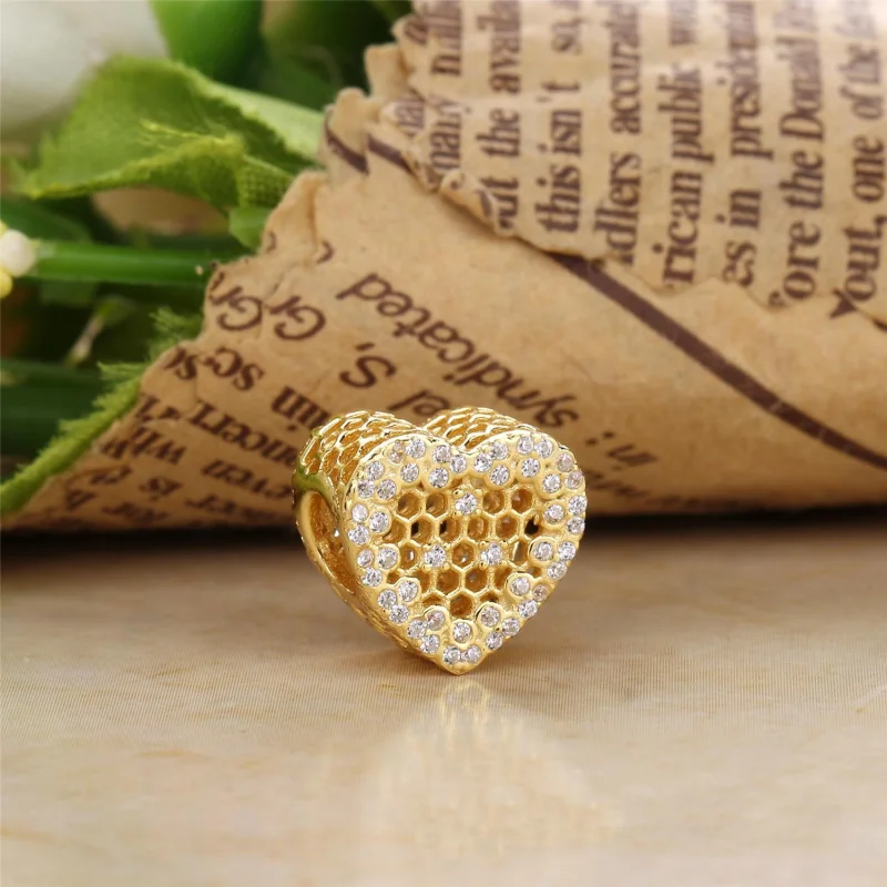 (imagem para) Charm berloques PANDORA Shine Favo de Mel - 767039CZ - Visualizar 2