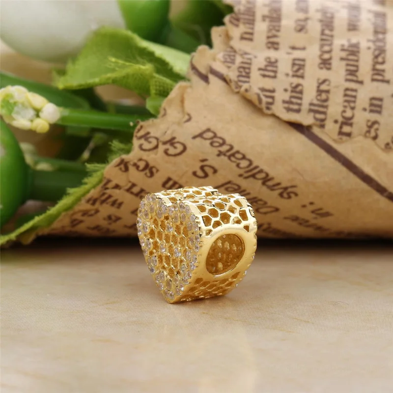 (imagem para) Charm berloques PANDORA Shine Favo de Mel - 767039CZ - Visualizar 3
