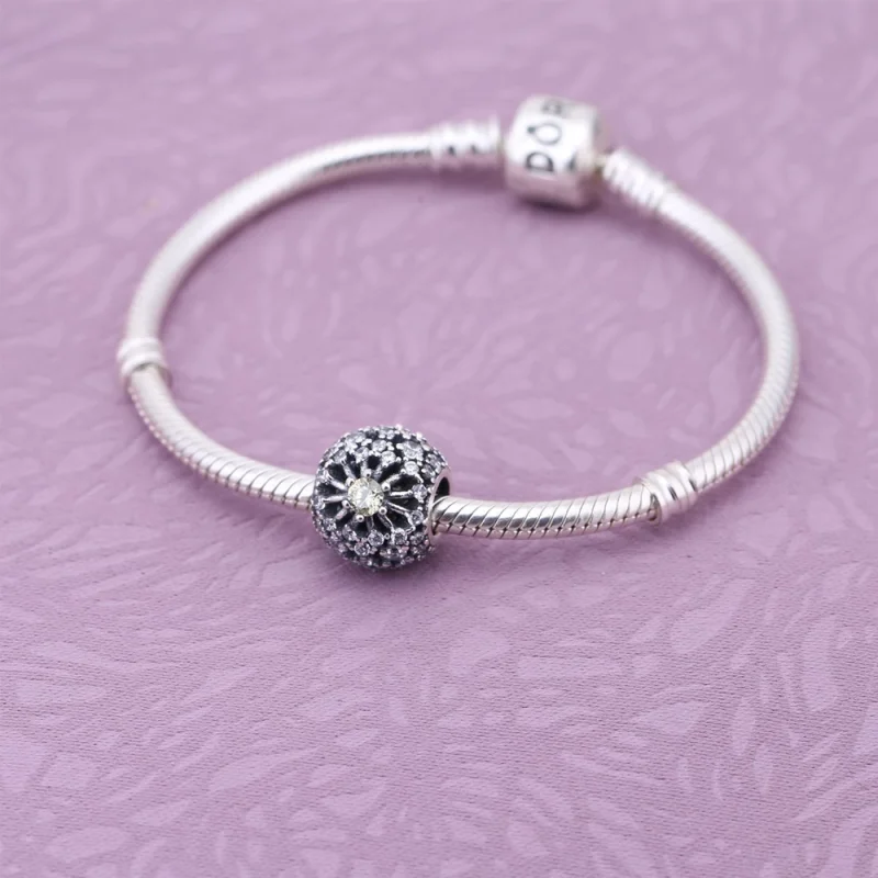 (imagem para) Charm berloques PANDORA Sol Radiante - 791370CCZ - Visualizar 2